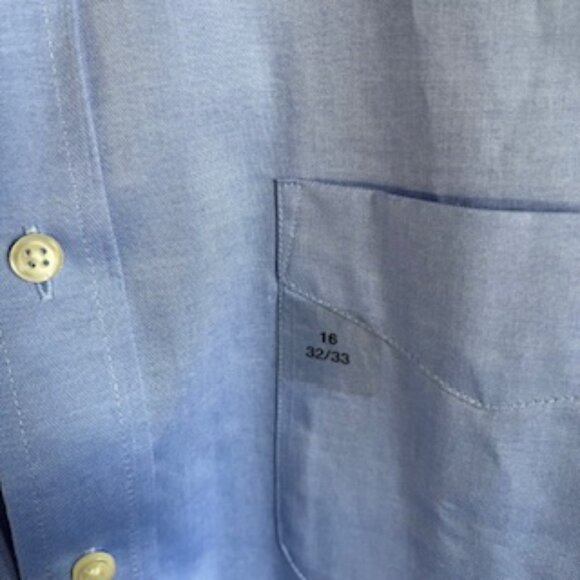 🧡3/15 NWT Club Room Regular Fit Performance Cotton Shirt Men's 16/32-33 - Picture 4 of 11